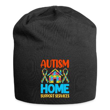 Autism Autistic - Jersey Beanie - black - Front