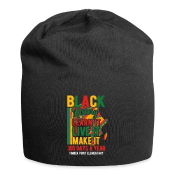 Mois de l’histoire des Noirs Histoire des Noirs - Bonnet en jersey - noir - Devant