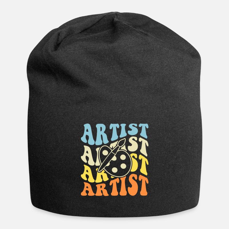 Artiste - Bonnet en jersey - noir