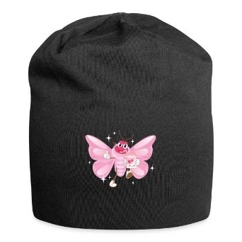 Schmetterling Erdbeer Milchshake - Jersey-Beanie - Schwarz - Vorne