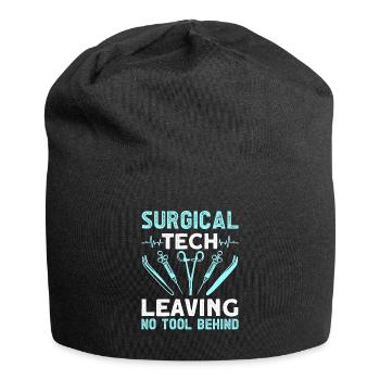 Chirurgische Technologie, Die Kein Werkzeug - Jersey-Beanie - Schwarz - Vorne