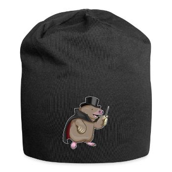 Baguette magique taupe - Bonnet en jersey - noir - Devant