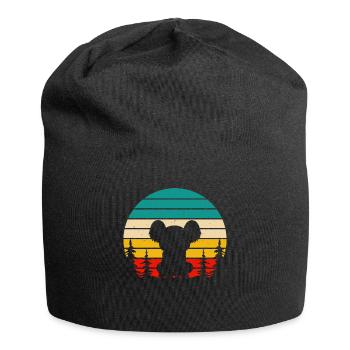 Koala - Jersey-Beanie - Schwarz - Vorne