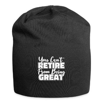 Pensioner pension - Jersey Beanie - black - Front