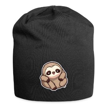 Paresseux Paresseux Paresseux Bébé Paresseux Drôle - Bonnet en jersey - noir - Devant