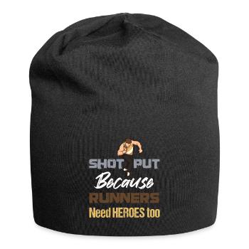 Athletics, Athletics, Throwing athletes, - Jersey Beanie - black - Front