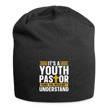 Clergy It's A Youth Pastor Thing Preacher Worship - Jersey Beanie - black - Front
