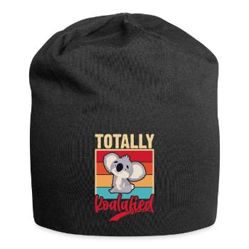 Koala - Jersey-Beanie - Schwarz - Vorne