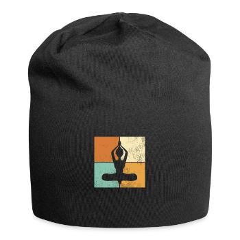 Méditation - Bonnet en jersey - noir - Devant