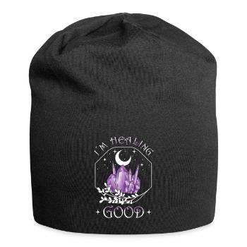 Funny Gemstone Chakra Healer Spiritual - Jersey Beanie - black - Front