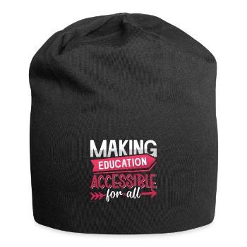 IEP Making Education Accessible Special Education - Jersey Beanie - black - Front