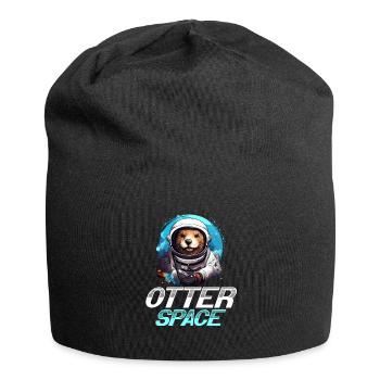 Otter Animal Kids & Adult - Otter Space - Jersey-Beanie - Schwarz - Vorne