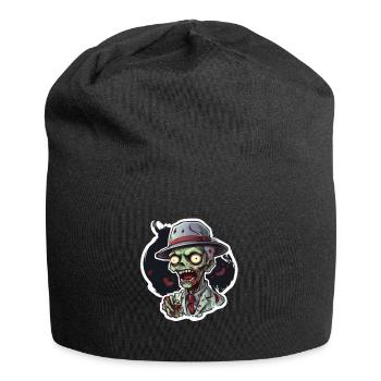 Zombie Zombie Halloween Zombie Kostüm Untote - Jersey-Beanie - Schwarz - Vorne