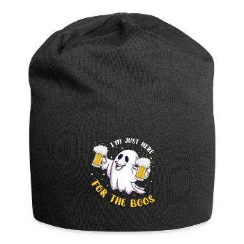 Alkohol Geist Bier Liebhaber Faul Gruselig Halloween - Jersey-Beanie - Schwarz - Vorne