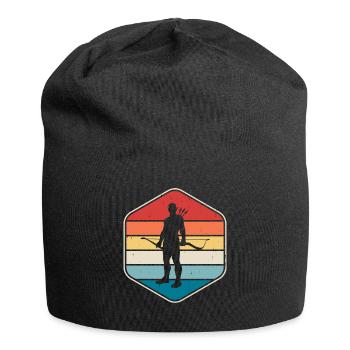 Archer Tir à l’arc - Bonnet en jersey - noir - Devant