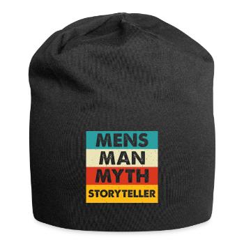 Vater Vatertag Papa Lustiger Spruch - Jersey-Beanie - Schwarz - Vorne