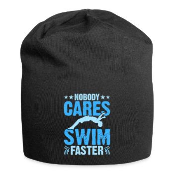 Schwimmen Schwimmer - Jersey-Beanie - Schwarz - Vorne