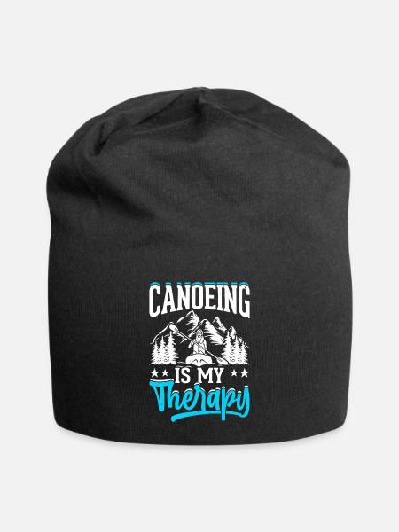Kanu Kanut Kanutin Kanufahrer - Jersey-Beanie - Schwarz