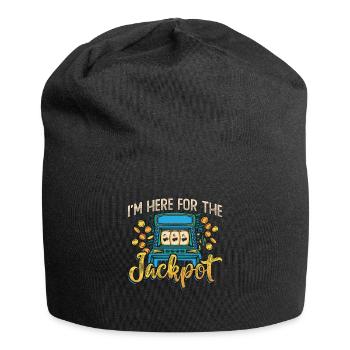 Slots Machine I'm Here For The Jackpot Lucky Slots - Jersey Beanie - black - Front