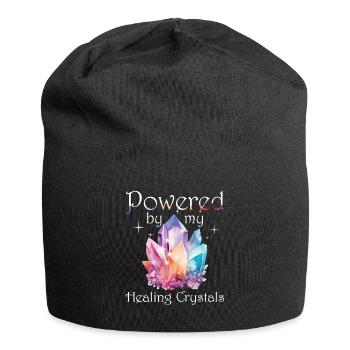 Funny Gemstone Chakra Healer Spiritual - Jersey Beanie - black - Front