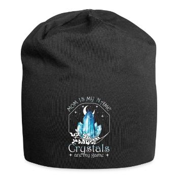 Funny Gemstone Chakra Healer Spiritual - Jersey Beanie - black - Front