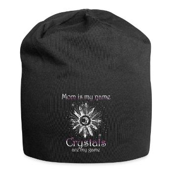 Funny Gemstone Chakra Healer Spiritual - Jersey Beanie - black - Front