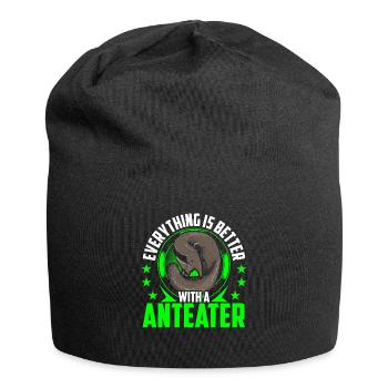 Everything is better with anteater ant-eaters - Jersey Beanie - black - Front
