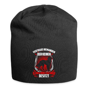 Kleiner Münsterländer nicht mögen - Jersey-Beanie - Schwarz - Vorne