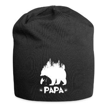 Papa Bear - Jersey Beanie - black - Front