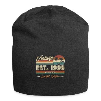 1999 Jahrgang Retro - Jersey-Beanie - Anthrazit - Vorne