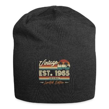 Nostalgique 1965 année d’anniversaire - Bonnet en jersey - charbon - Devant