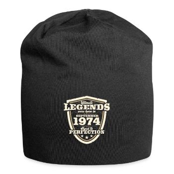 49ème Anniversaire Millésime Septembre Millésime 1974 - Bonnet en jersey - noir - Devant