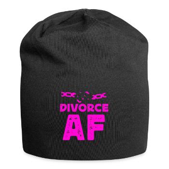 Happy Divorce Party Divorce Af - Jersey Beanie - black - Front