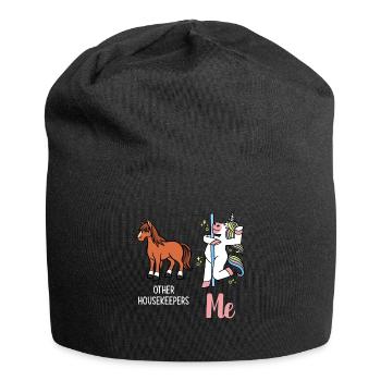 Domestic help, cleaner, housekeeper - Jersey Beanie - black - Front