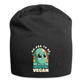Ha-Pea sera végétalien végétalien végétalien - Bonnet en jersey - noir - Devant