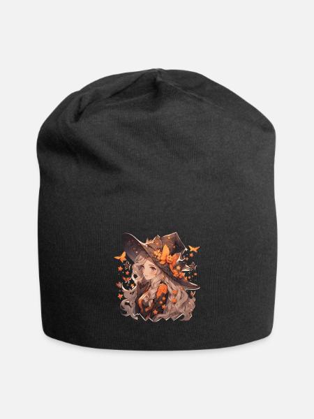 Sorcière Sorcière Sorcière Halloween Tenue de Sorcière - Bonnet en jersey - noir