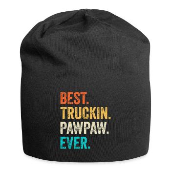 Truck Driver Dad Father Father's Day - Jersey Beanie - black - Front