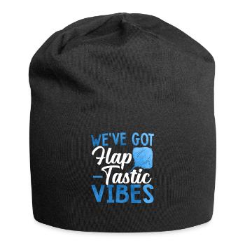 Mantarochen Flap-tastische Vibes Mantarochen - Jersey-Beanie - Schwarz - Vorne