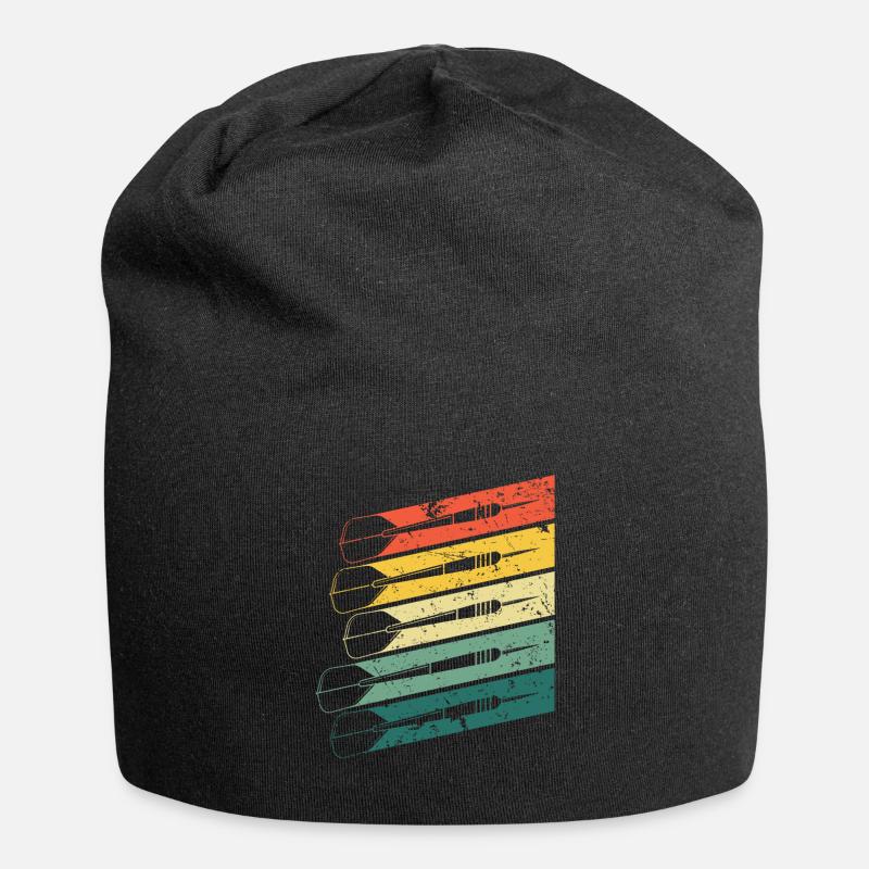 Retro Steeldart Darts Darts Dart Player - Jersey Beanie - black