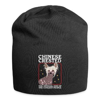 Chinese Crested Dog Chinese Crested Gift - Jersey Beanie - black - Front