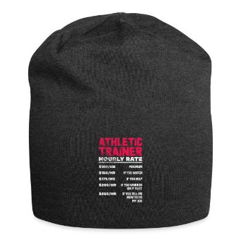 Sports Physician, Sports Medicine, Athletic Trainer - Jersey Beanie - charcoal grey - Front
