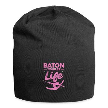 Baton Twirling - Jersey Beanie - black - Front