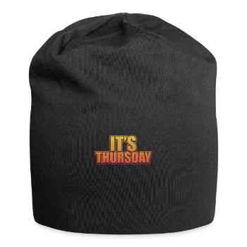 Funny Thursday Vintage Prankster Of The Week Jokes - Jersey Beanie - black - Front
