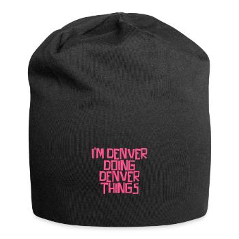 I'm Denver doing Denver things - Jersey-Beanie - Schwarz - Vorne
