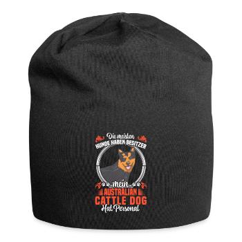 Australian Cattle Dog hat Personal - Jersey-Beanie - Schwarz - Vorne