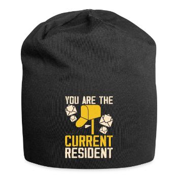 Briefträger Postbote - Jersey-Beanie - Schwarz - Vorne