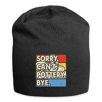 Pottery Pottery Pottery - Jersey Beanie - black - Front