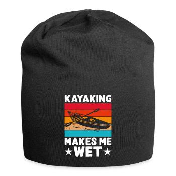 Kayak Kayaker Kayaker - Jersey Beanie - black - Front