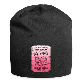 Nous sommes plus que de simples amis scrapbooking - Bonnet en jersey - noir - Devant