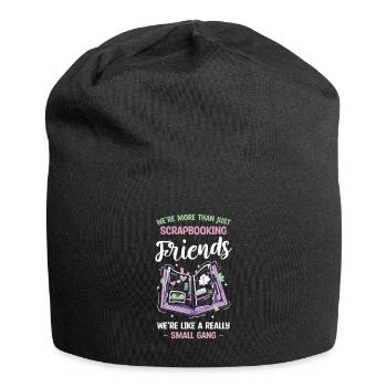 Nous sommes plus que de simples amis scrapbooking - Bonnet en jersey - noir - Devant
